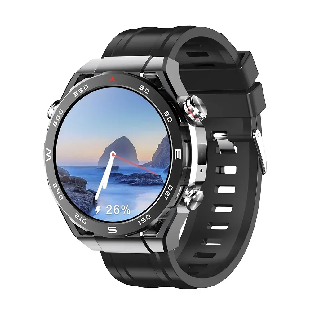 Advanced 4G Android Smartwatch with AMOLED Display, Camera, GPS, WiFi, and Sports Mode