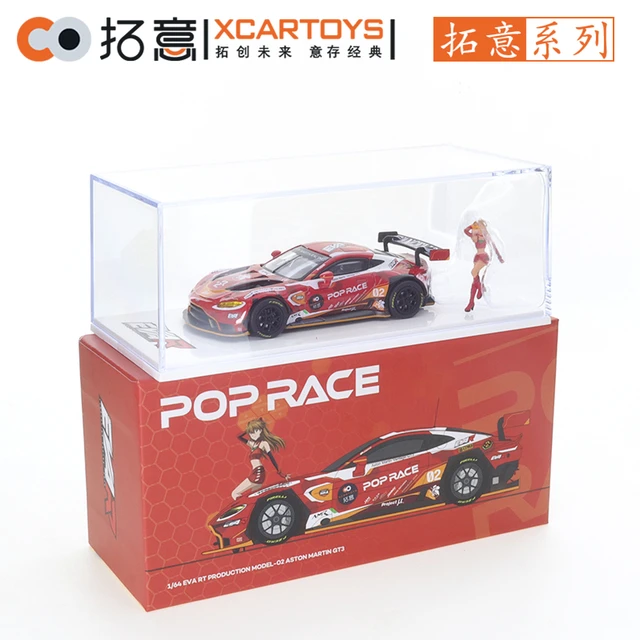 Aston Martin GT3 RHD (Right Hand Drive) EVA RT Test Type-01 Purple with  Graphics 1/64 Diecast Model Car by Pop Race in 2023