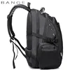 Bange Men backpack large capa large capacity 16inch laptop backpack USB charge waterproof 40L travel bag Rucksack schoolbag back 3