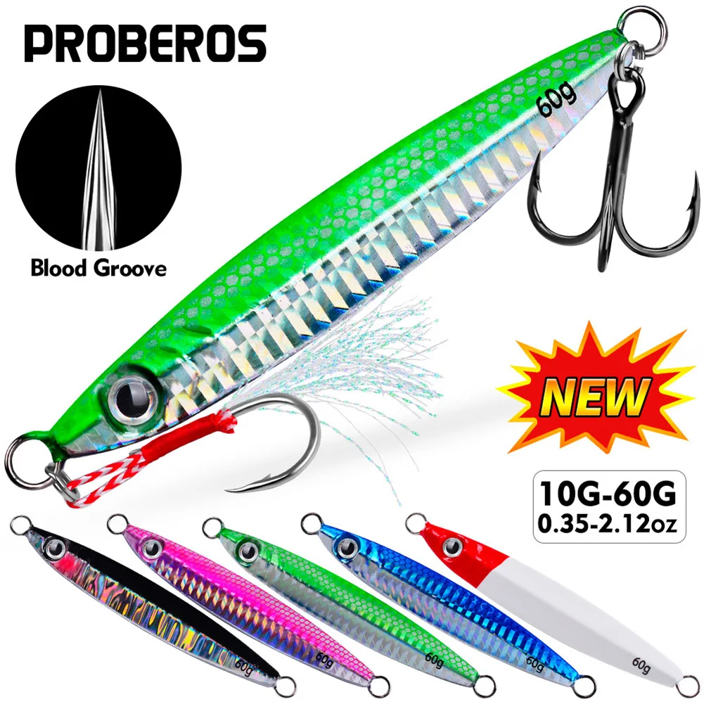 11cm/60g Jig Fishing Lure Fast Sinking Bait Bass Fishing Bait Trout Jigging Lure 5