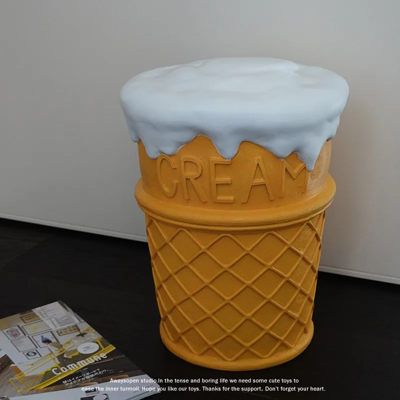

Ice cream cone stool for fashionable home decor