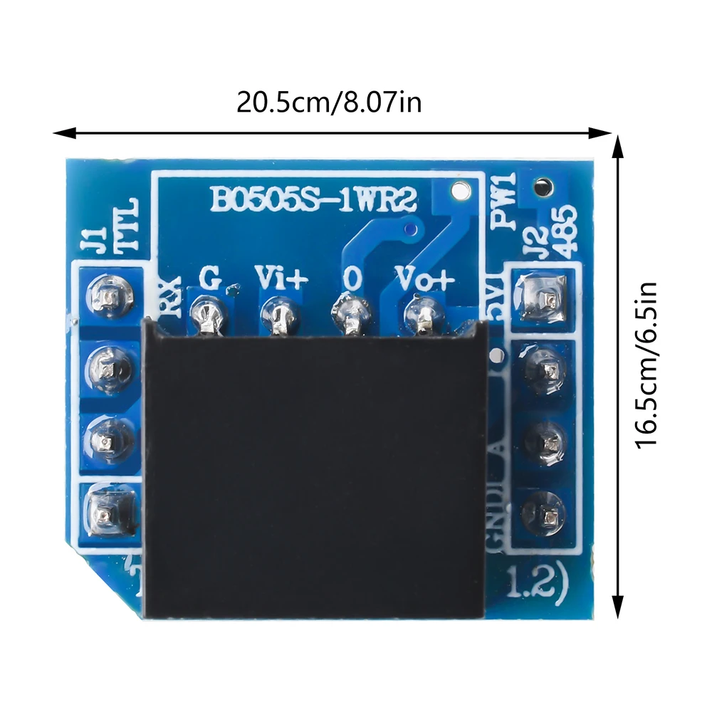 Modulo Isolato TTL a RS485 TP8485E, Isolamento Elettrico 1500V, Controllo Automatico del Flusso, Trasmissione fino a 1200m per Dispositivi Industriali - immagine 6
