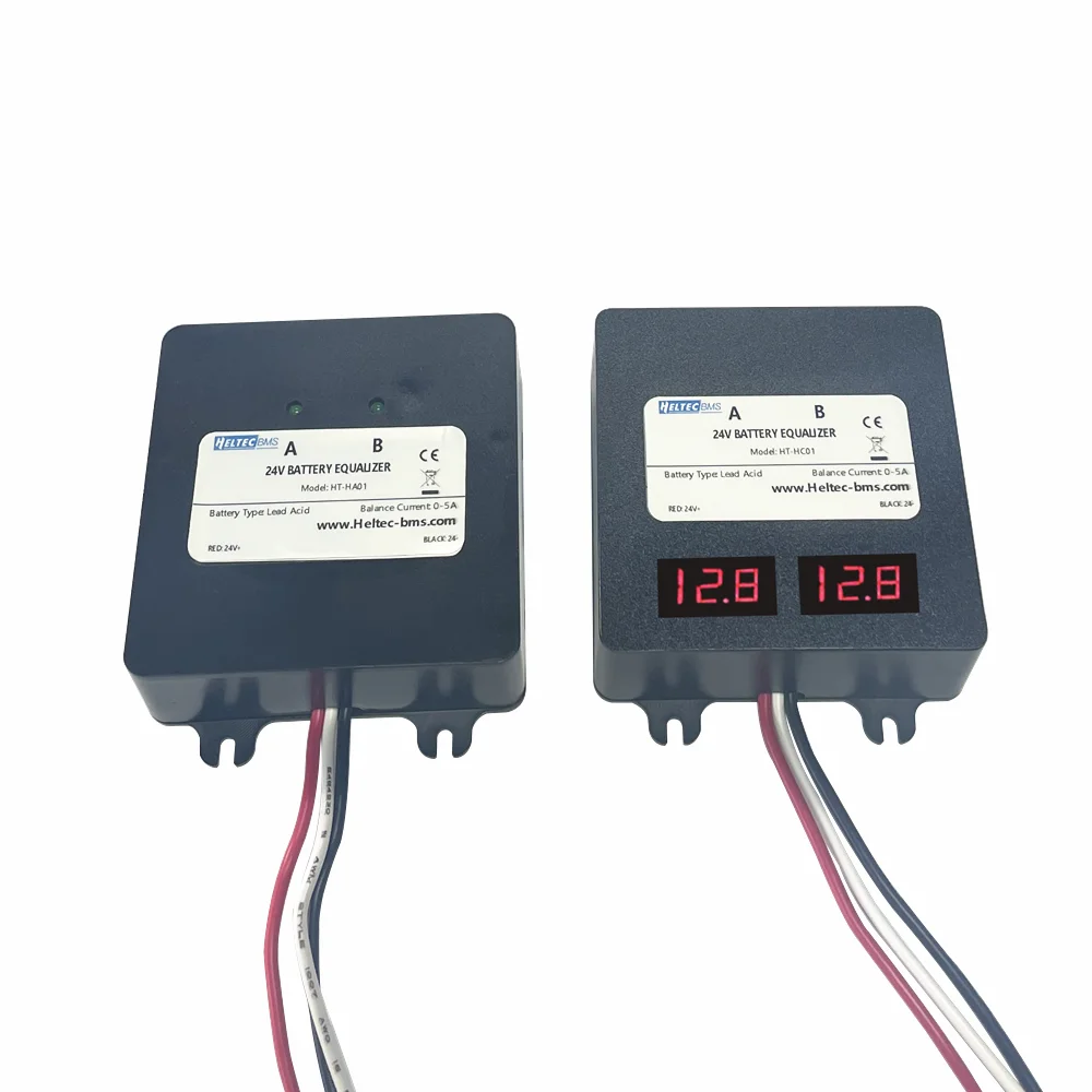 Heltec LCD LED 배터리 이퀄라이저 배터리, 전압 균형 납산 배터리, 병렬 연결 시리즈, 24 V, 36 V, 48V, 96V, 12V