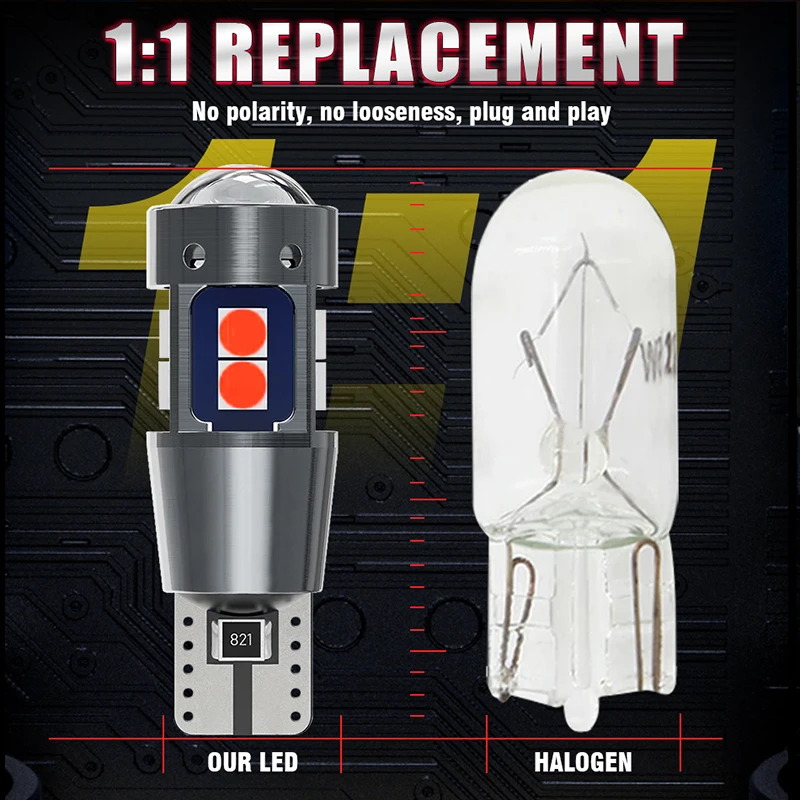 10x ���� �����Ʈ T10 W5W 168 192 LED Canbus ���� ���� 3030 10SMD �ڵ� ���� ���̵� ����Ʈ ��Ŀ ���� ���� ���׸��� ���� ����