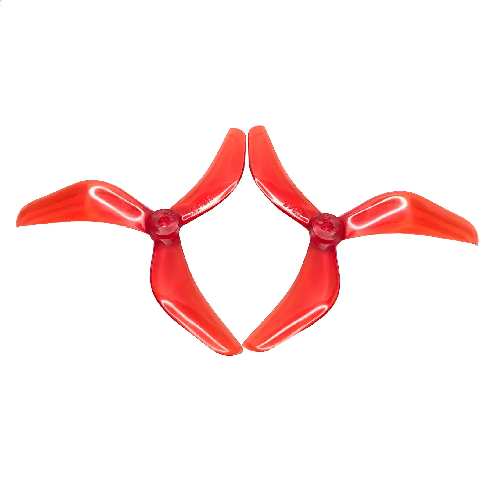 Hélices 5043 5x4.3x3 pour Drone FPV 5 pouces - 2 Paires Rouge