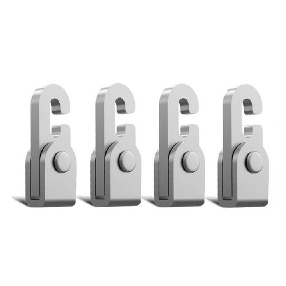 

Automatic Lock Hook Self-Locking Free Knot for Camping Tent Accessories 4Pcs Hooks