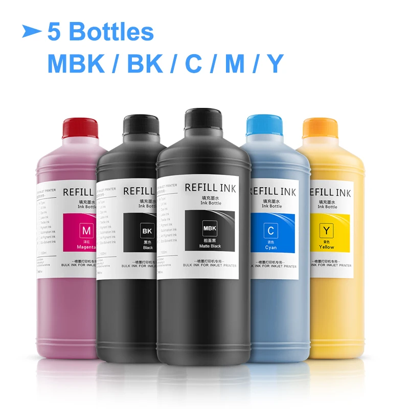 1000ML Sublimation Ink Bottle Ink T7071 T7075 T7081 T7085 For EPSON SURECOLOR T3000 T5000 T7000 T3080 T5080 T7080 Printer