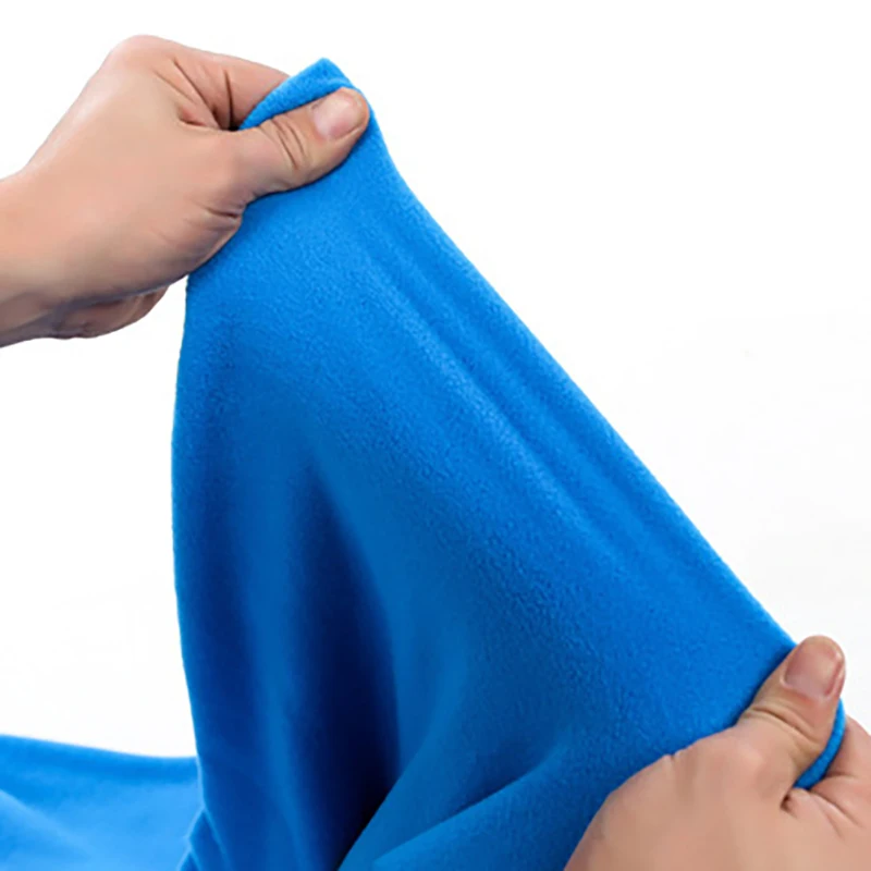 Description Picture 4 of item180*75cm Soft Polar Fleece Sleeping Bag Liner Versatile Quilt Blanket Mat With Storage Bag Increase Warmth Camping Supplies