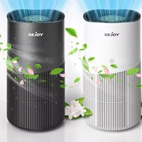 SEJOY HEPA Air Purifier Air Fresh 3 Speed for Home Allergies Dust Pollen CARB Approved Real-Time Air Quality Monitor 1