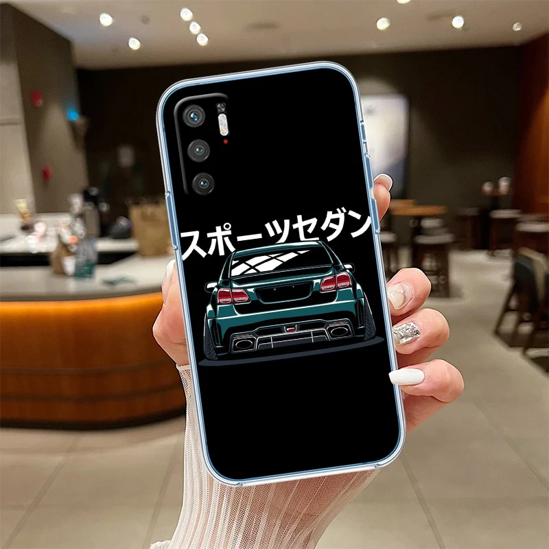 Transparent Phone Case with Wheel Sport Car Calipers Design
