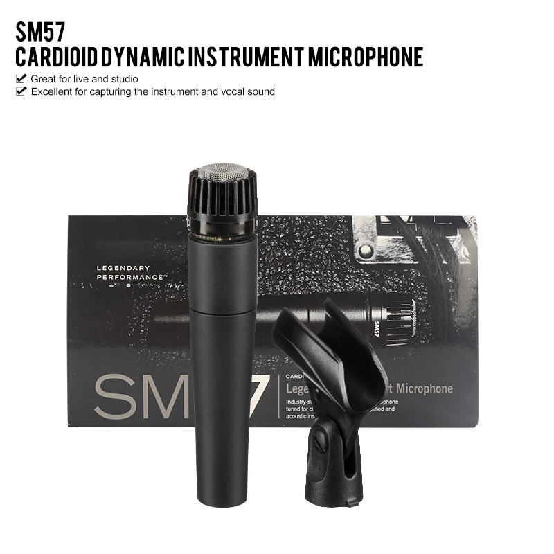 Sm57lc Instrument Microphone Mic Dynamic For Shure Sm57 Microphone