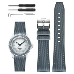 Enhanced Silicone Waterproof Sport Watch Strap for Men - Soft and Durable Wristband Accessory (Grey - grey)