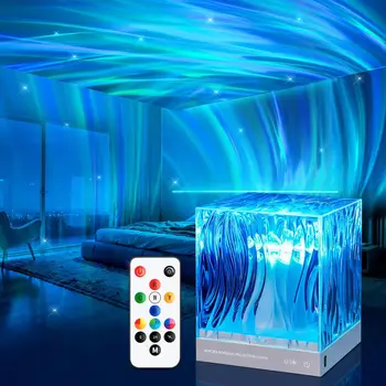 Aurora Borealis Projection Lamp – Ocean & Starry Night Light 1