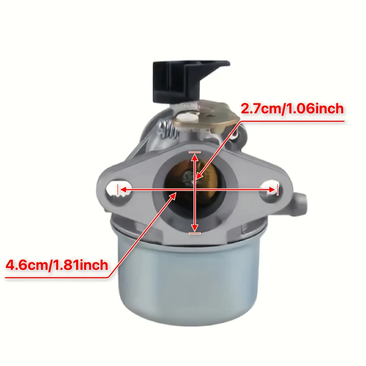 가스켓이 포함된 Briggs Stratton Quantum 엔진용 카뷰레터, 초크 시스템, 498965 대체품, 122H00 127700 12F700과 호환