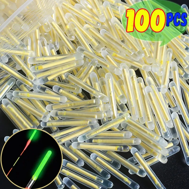 10/50/100PCS Firefly Fluorescent Rod Light Fishing Floating Rod Light Dark Luminous Rod Outdoor Fishing Fluorescent Rod Light