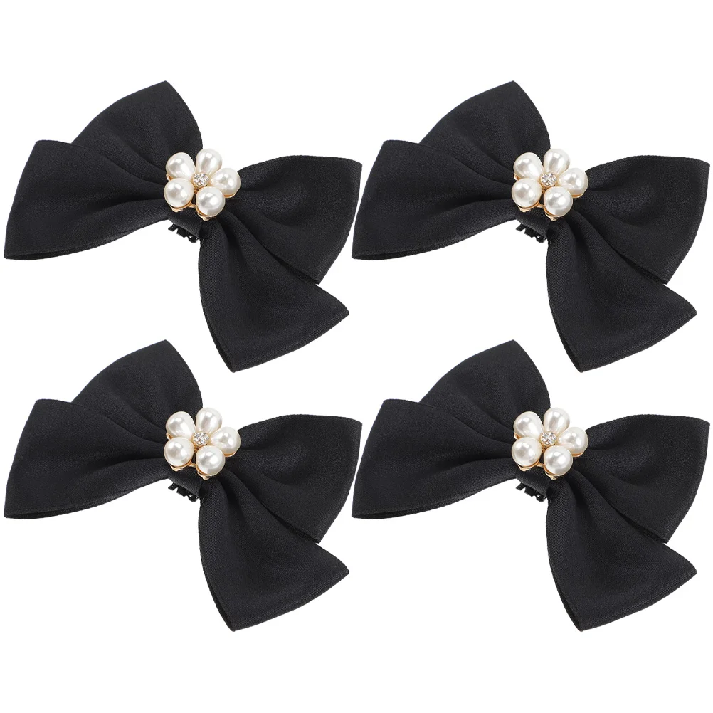 

2 Pairs Remove The Bow Shoe Clip Removable Clips Pearl Decorative European and American