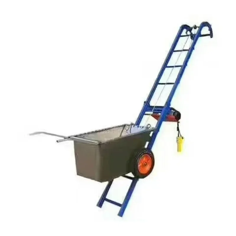 

All-electric conveyor cement mortar concrete conveying construction site slope loading bucket elevator