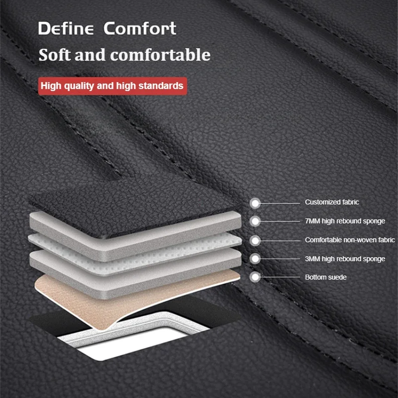 Auto Set Car Seat Covers PU Leather Signle Front Split Protector Four Season Universal Fit Most Car SUV Car Accessories