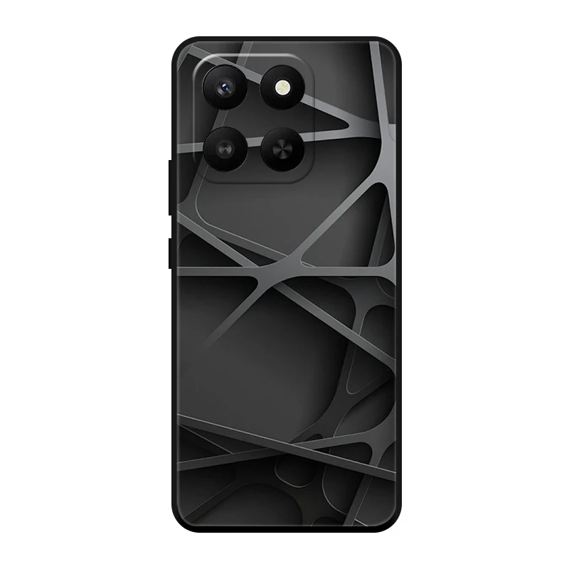Elegant Black Matte Slim TPU Phone Case - Stylish and Protective Shell