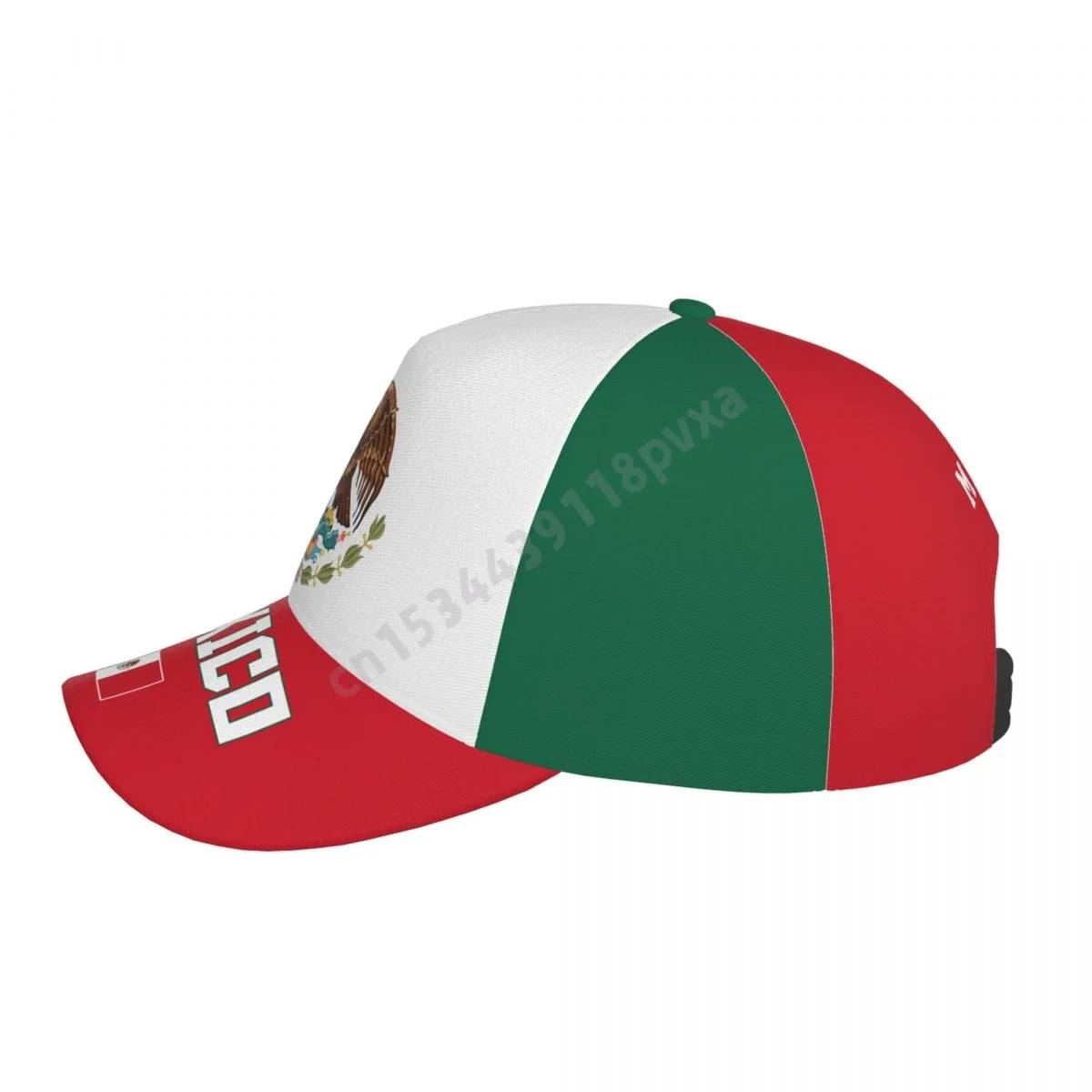 Mexico Nation Baseball Team Adult Green/red Adjustable Hat Cap 