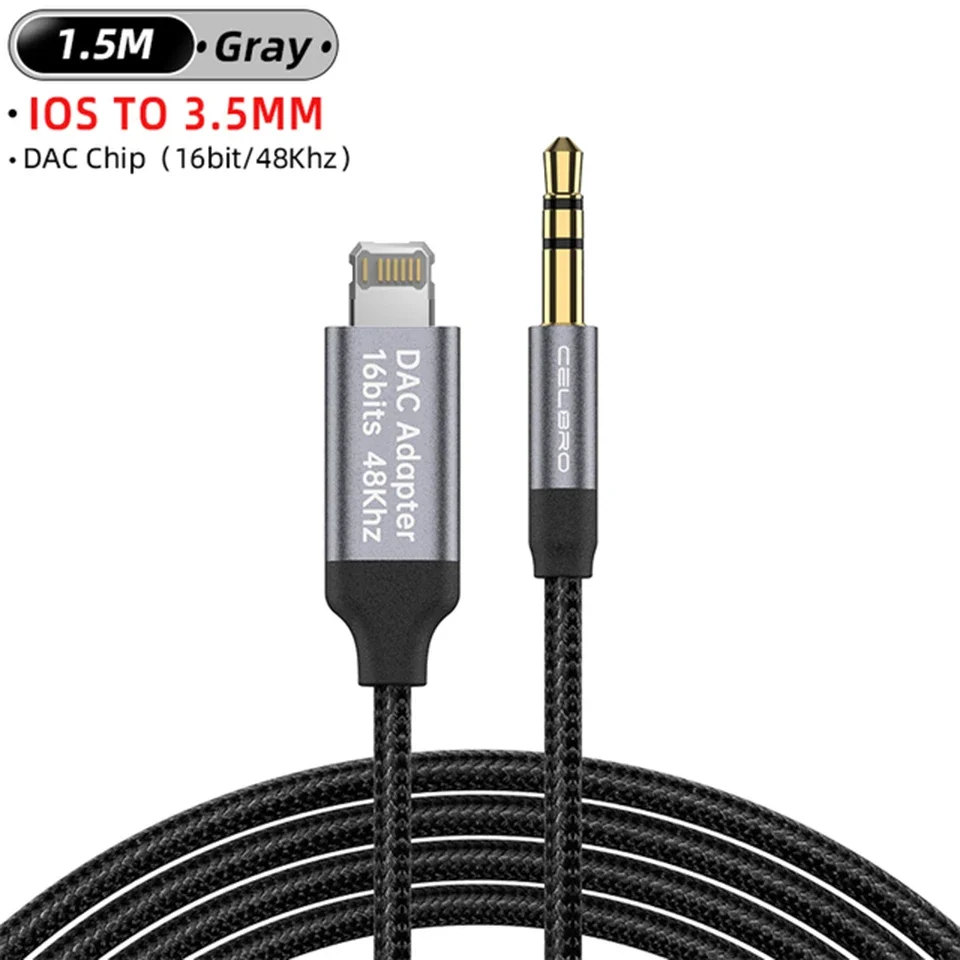 Universal USB Type-C to 3.5mm Audio Adapter Cable for Headphones and Speakers