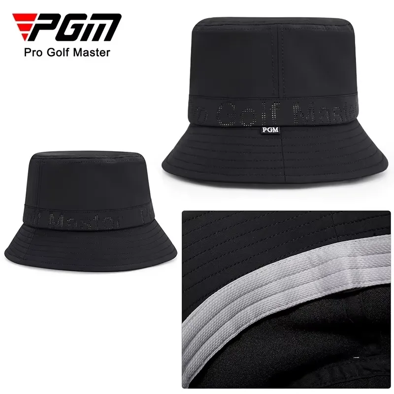 PGM Summer Golf Hats for Women Sun Protection Cap Bucket Hat Casual Fisherman Hat with Sweatband Design Sport Outdoor Activitie