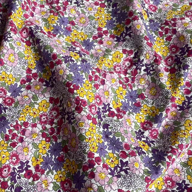 145x50 cm nouveau Floral 100% coton 40S comme la liberté tissu impression numérique pour coudre tissu robes jupe enfants concepteur à la main 4