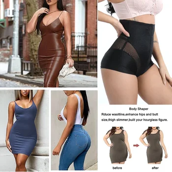 Bragas reductoras vientre plano de malla transpirable 4