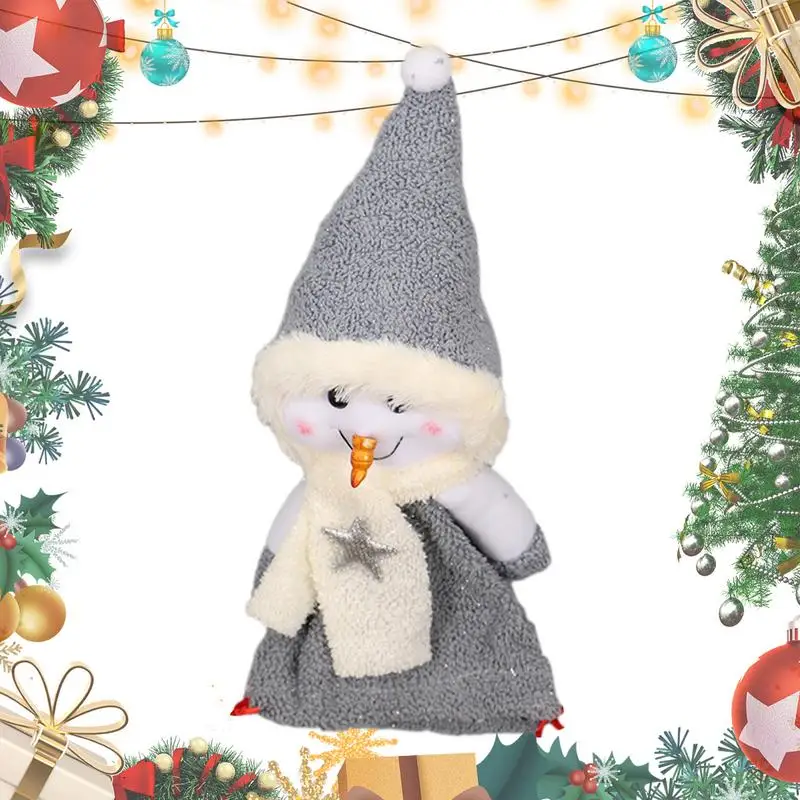 

Рождественские подарочные пакеты в виде снеговика, рождественские сумки-тоуты в форме снеговика со шнурком, аксессуары для закусок, Свадебная вечеринка, конфеты для еды