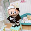 1PC 17cm Labubu Clothes Cute Mini Plush Doll's Outfit Accessories Jumpsuit Hooded Sweater Poncho for Labubu Dolls Fans Gift 5
