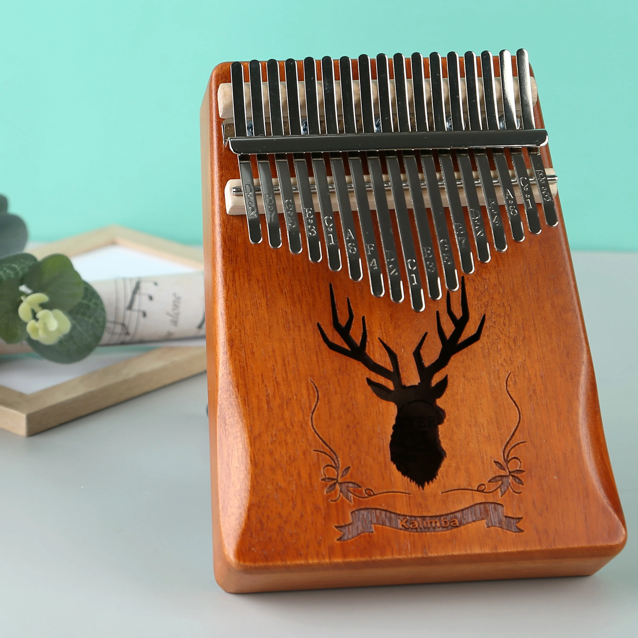 Lydezy Portable 17-Key Thumb Piano Kit - Perfect Gift