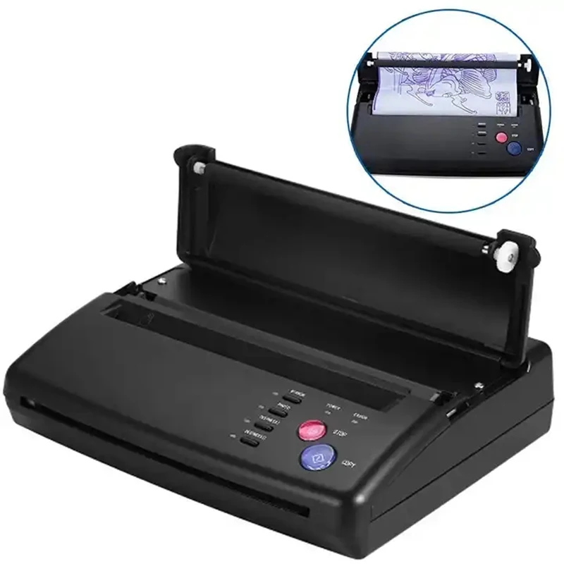 Black Copy Stencil Machine Tattoo Transfer Machine Printer Drawing Thermal Stencil  Maker Copier for Tattoo Transfer Paper Supply - AliExpress
