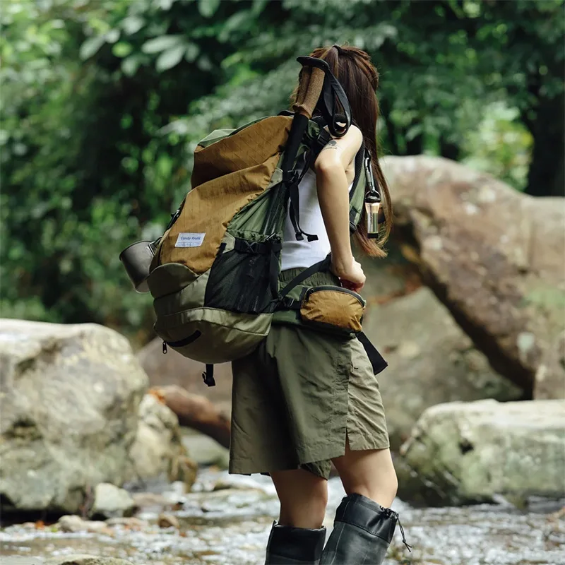 Mountain Guide Backpack Lightweight Mountaineering Bag Large Capacity Hiking Camping Waterproof ...