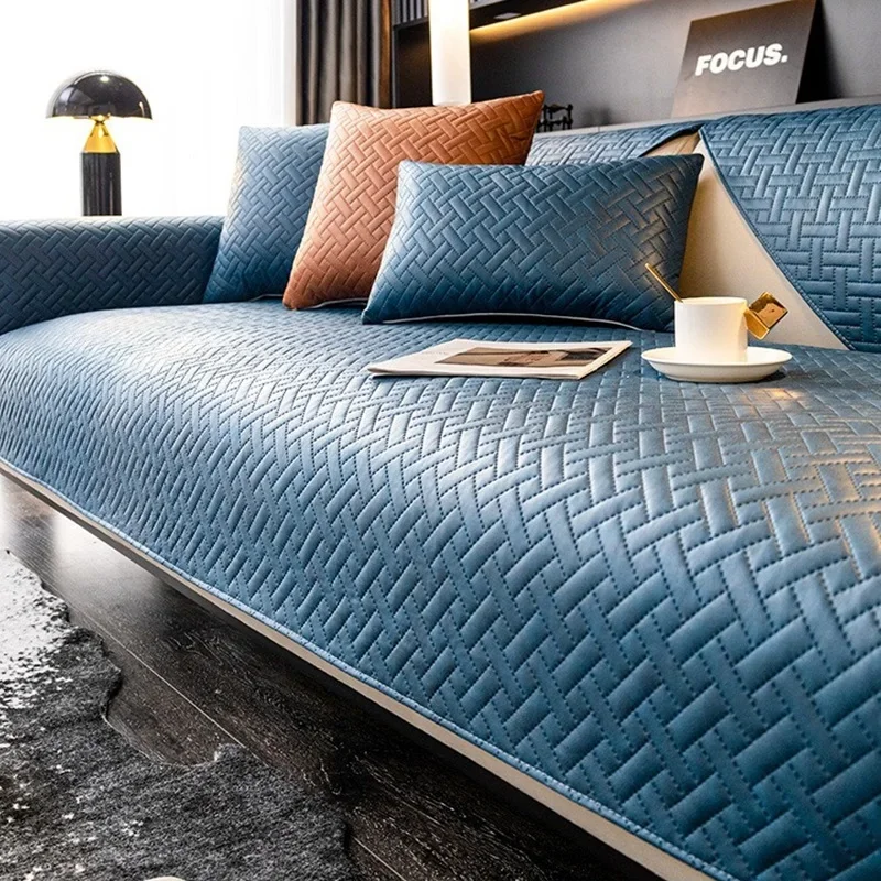 

Т-образный жаккардовый чехол для дивана, водонепроницаемый нескользящий коврик для дивана, угловой диван, покрывало для дивана, универсальное полотенце для гостиной