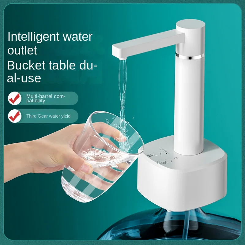 Smart Automatic Water Dispenser 3-gear USB Electric Water Pump With Stand Smart Water Bottle Pump Dispenser For Home Kitchen