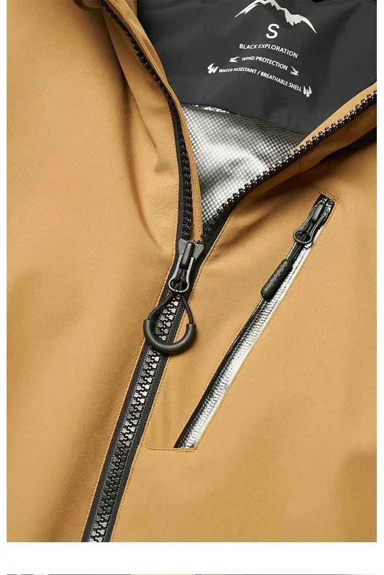 Winter extreme cold thickened super thick hooded down jacket men's outdoor jacket windproof waterproof down