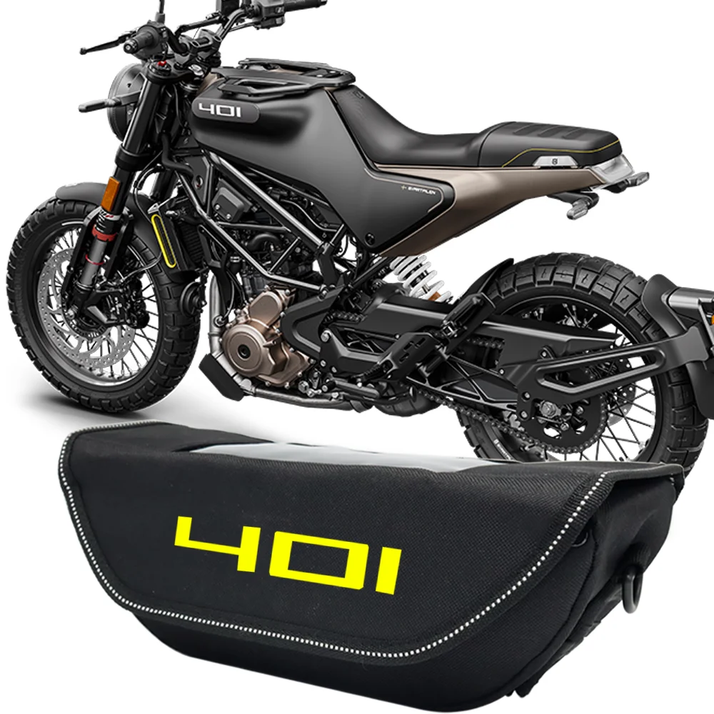

For Husqvarna Svartpilen 401 Vitpilen 401 2023 Motorcycle Handlebar bag waterproof handlebar travel navigation bag