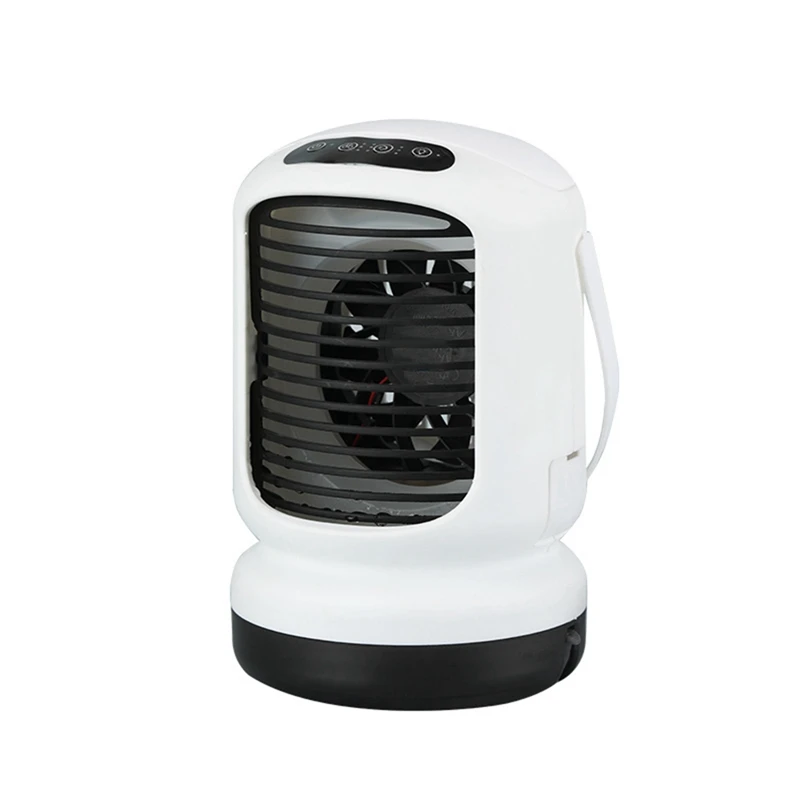 

1 PCS Air Conditioner Fan USB Water Mist Fan Personal Air Cooling Fan Desktop Humidification Portable Fan