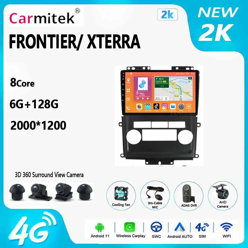 

Android For Nissan Frontier Xterra 2009 - 2012 Car Radio BT QLED Multimedia Autoradio AHD Video DSP Wireless Carplay Auto
