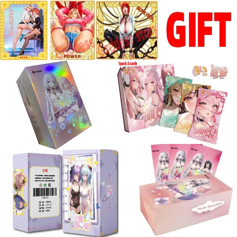 2023 New Goddess Story Pink Beauty 2 Collection Cards Tcg Booster Box Cute Girl Rare Anime Character Game Board Toy
