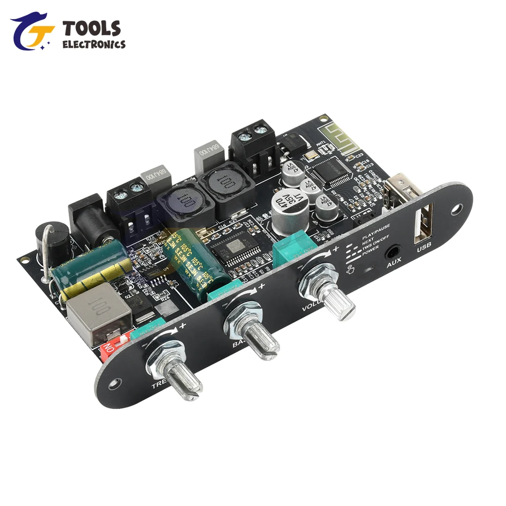 Audio Amplifier Board 100W Mono TPA3116D2 BT Audio Power AMP Module ZK-1001U Home Theater
