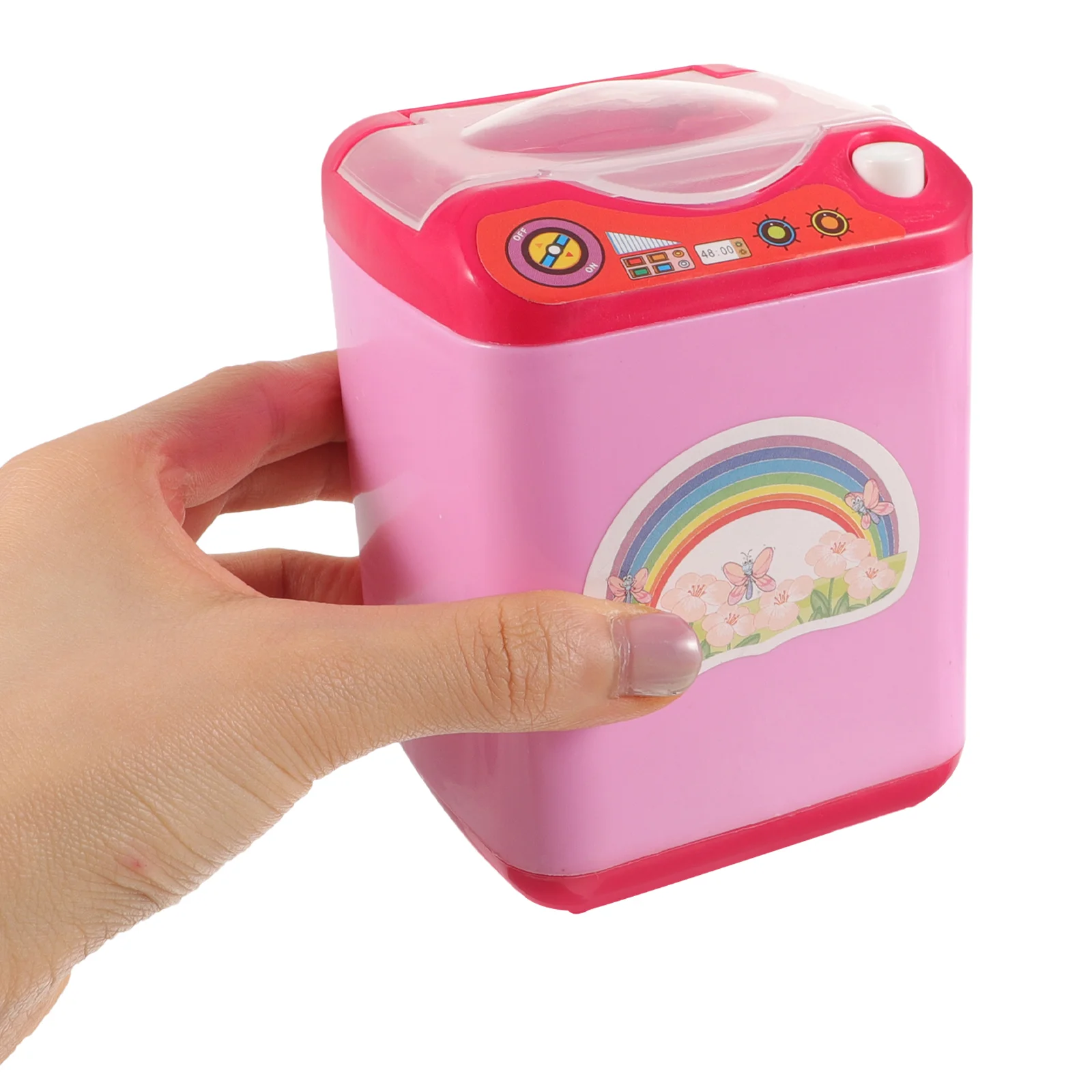 Dollhouse Plaything Mini Home Appliance Toy Washing Machine Child Pretend Role Cleaning 5