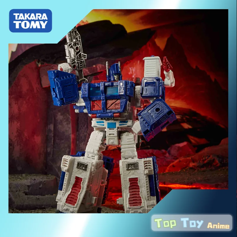 

Original Transformers War for Cybertron: Kingdom Leader Class ULTRA MAGNUS Action Figures Transformable Model Kit Toys Gifts