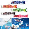New Style 40/70/100CM Fish Flag Kite Toy Koi Nobori Carp Wind Socks Koinobori Colorful Fish Flag Hanging Outdoor Toys for Kids 3