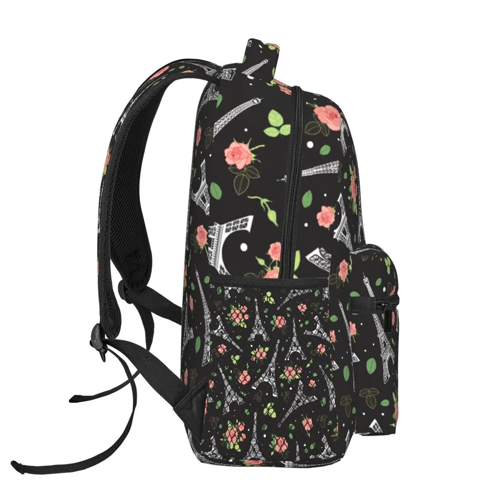 NiuKom Crossbody Sling Backpack For Men & Women - Paris Eiffel Tower Print Travel Daypack With Multiple Pockets - View #7