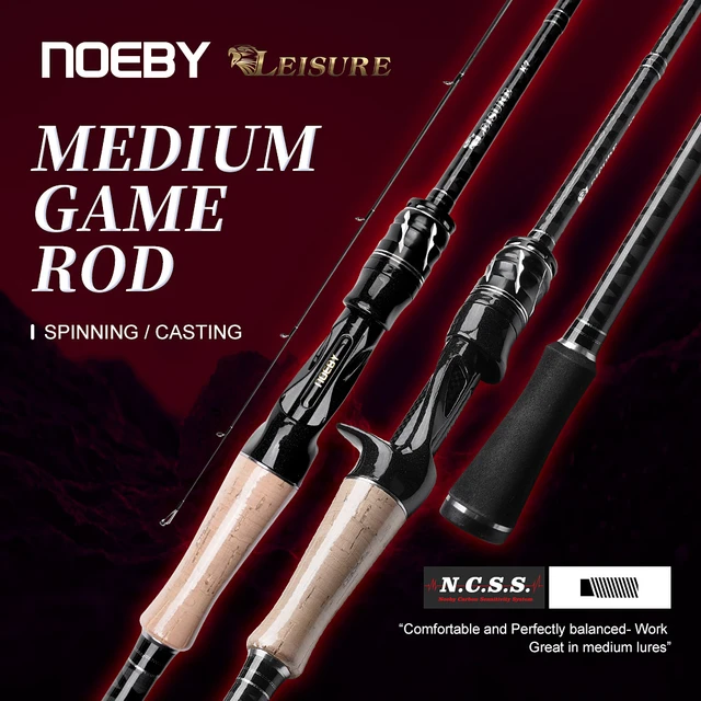 NOEBY Medium Game Rod 2.13m 2.29m Spinning Casting Fishing Rod