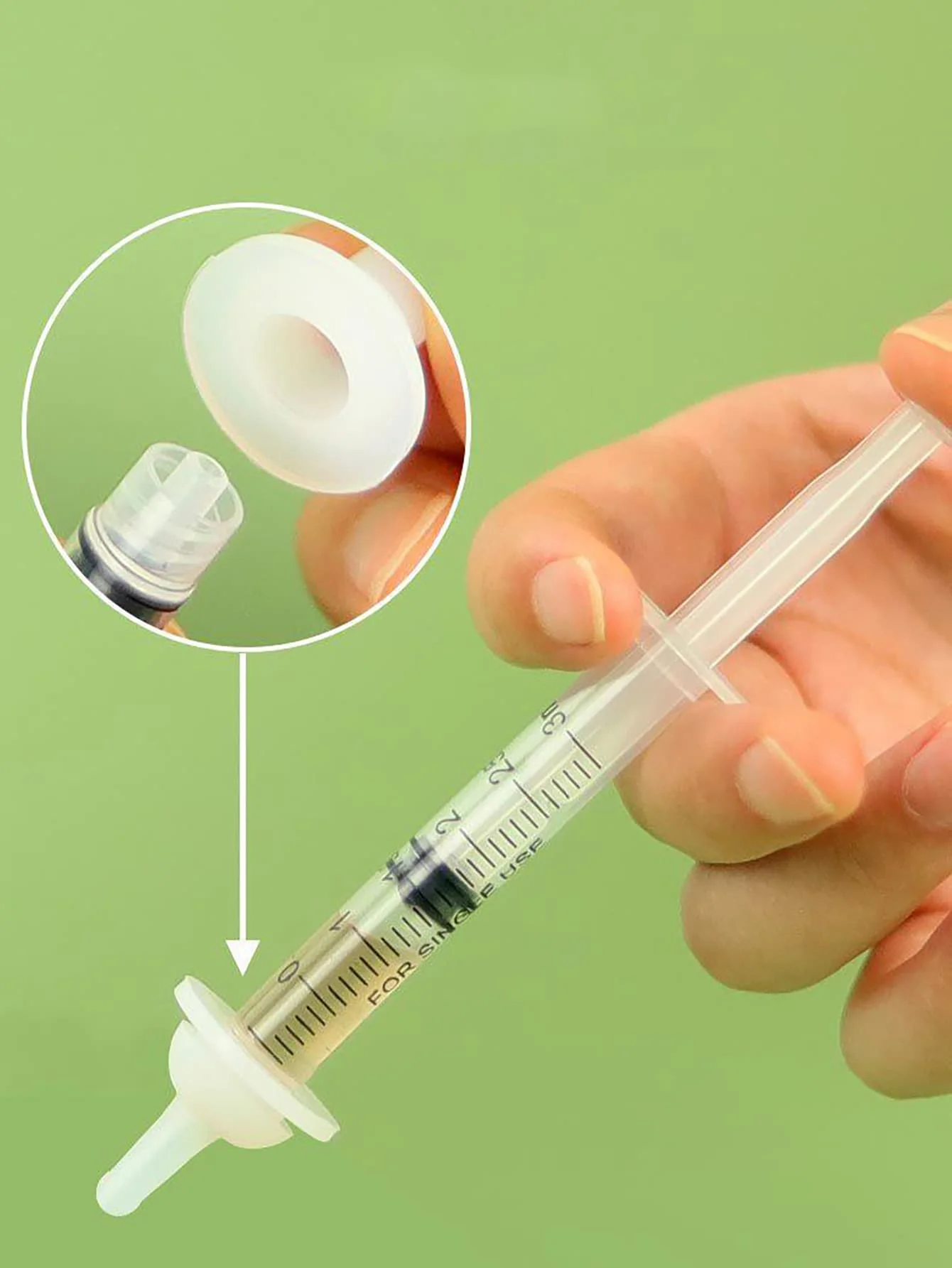 1set-Comfortable grip small pet nursing bottle set - easy to clean kitten bottle feeder set