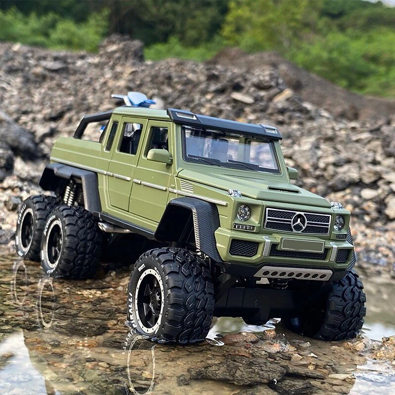 

Модель внедорожника из сплава, 1:28 G63 6x6 дюймов