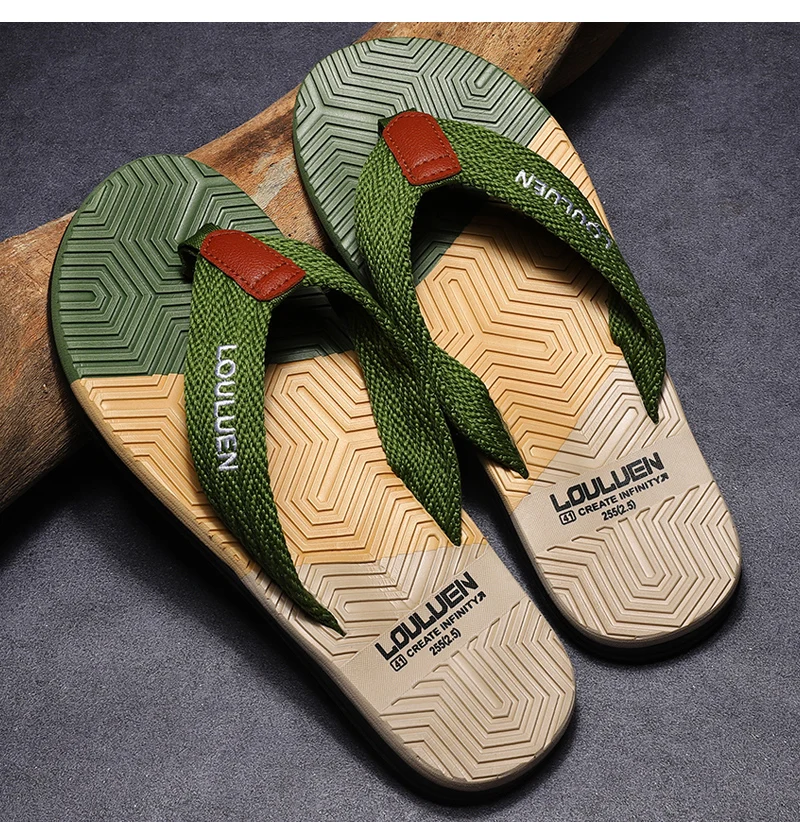 Summer Beach Flip Flops: High-Quality, Fashionable, Breathable for Men - true deals club