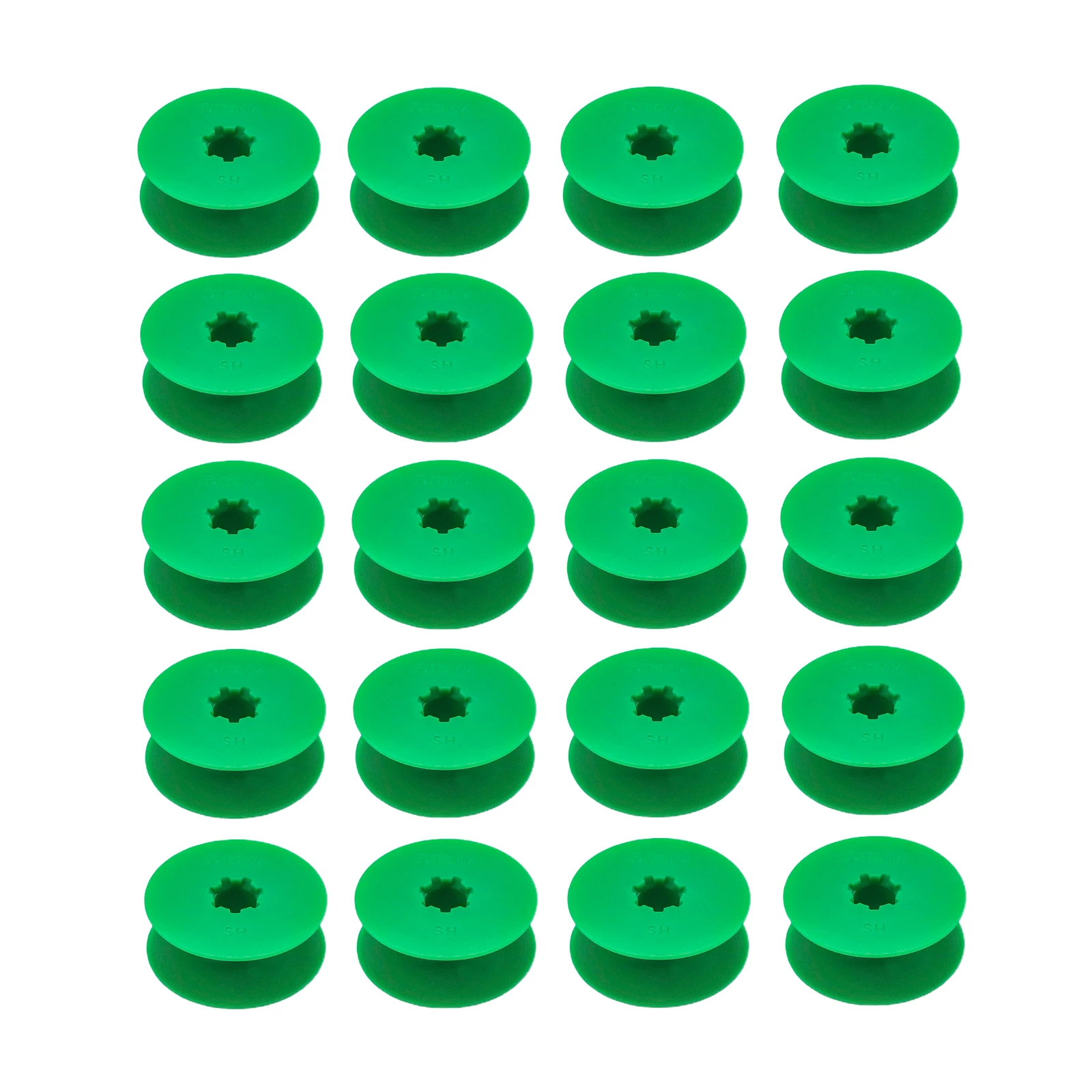 18034 Large M Type Plastic Bobbin Fit Typical 0302, 0303, JACK H5, H6, Consew 205RB, 206RB, JUKI DU-1181 Sewing Machines (20PCS)